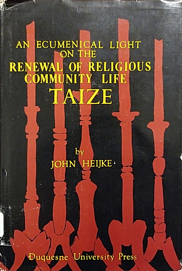 An ecumenical light on the renewal of religious community life (Hardcover, 1967)