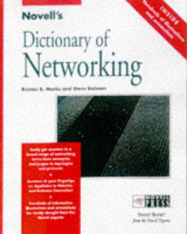 Kevin Shafer: Novell's dictionary of networking (1997, Novell Press)