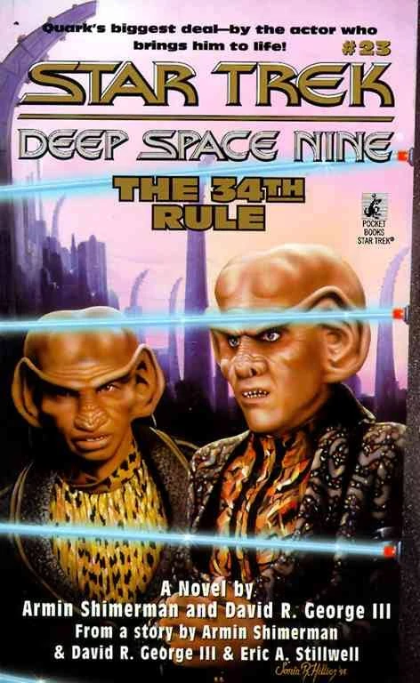 David R. George III, Armin Shimerman, David George: The 34th Rule (Paperback, 1999, Pocket Books)