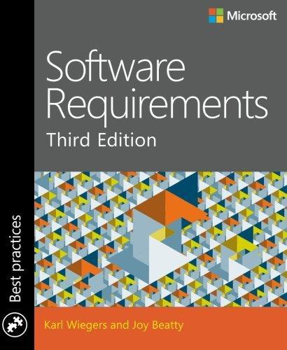 Joy Beatty: Software Requirements (2013)